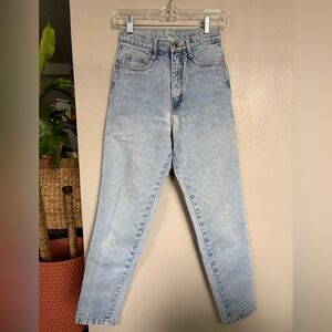 High-Waisted Light Blue Jeans